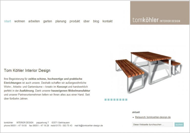 homepage