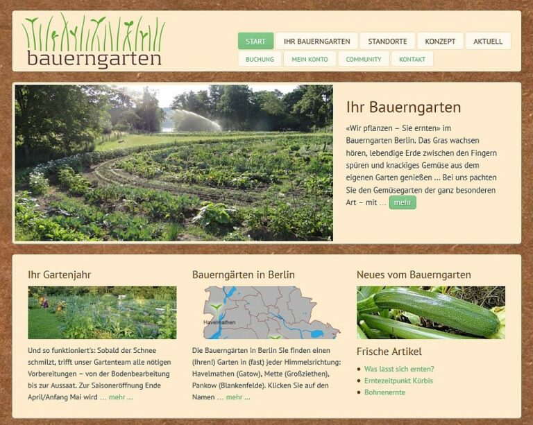 bauerngarten screenshot