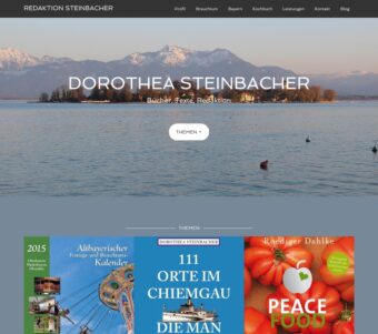 Dorothea Steinbacher Website Screenshot