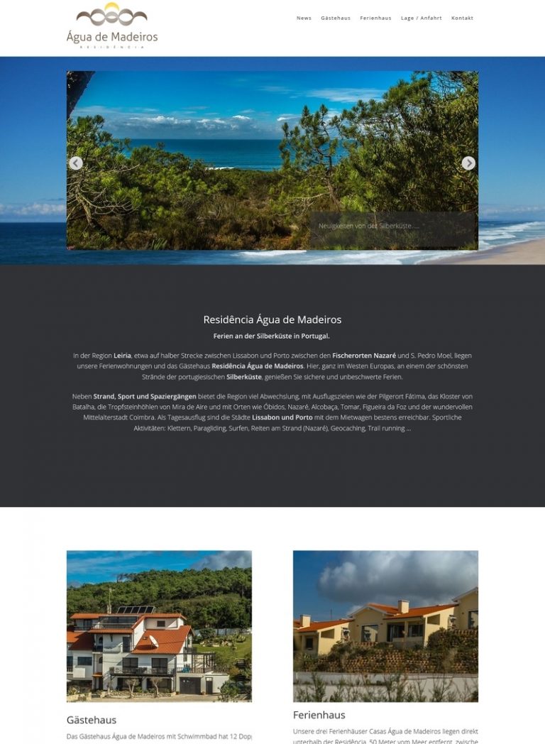 aguademadeiros ferienhaus