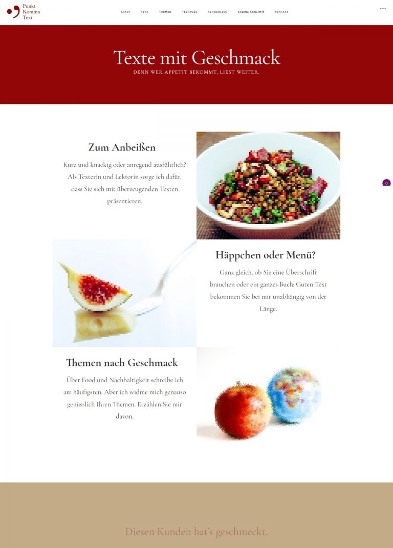 Website Foodtexterin