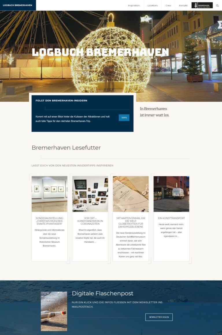 logbuch-bremerhaven.de Relaunch