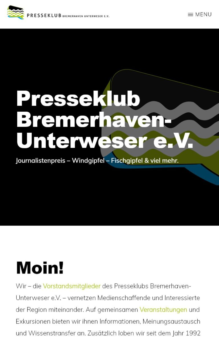 presseklub screenshot startseite