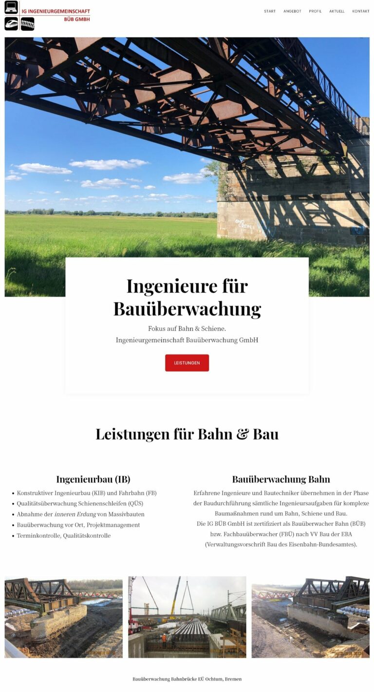 screenshot ig-bueb.de